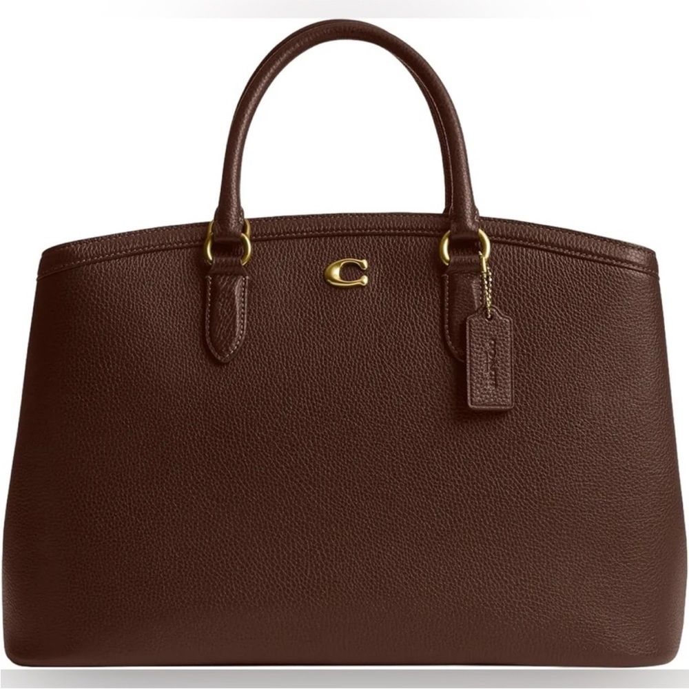 Brown Leather Handbag - Picture 1 of 3